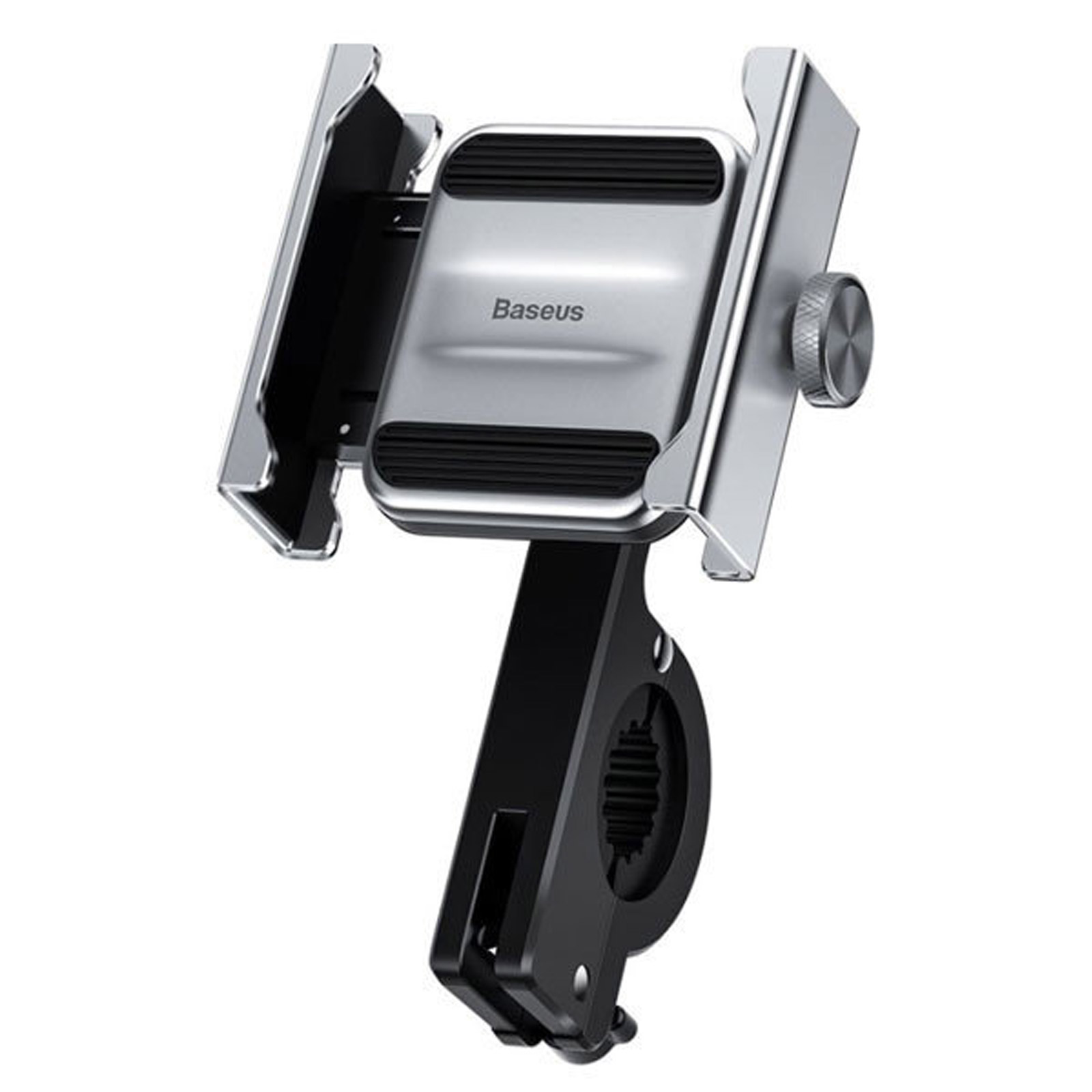 Держатель на руль для телефона на велосипед BASEUS Knight Motorcycle holder, цвет серебристый (распродажа -30%)