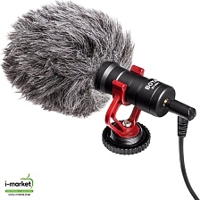 Направленный микрофон BOYA BY-MM1, витой кабель 1 метр, цвет черный | Последняя цена
