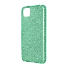 Чехол накладка Shine для HUAWEI Honor 9S (DUA-LX9), Y5P 2020, силикон, блестки, цвет зеленый. Чехол накладка Shine для HUAWEI Honor 9S (DUA-LX9), Y5P 2020, силикон, блестки, цвет зеленый.