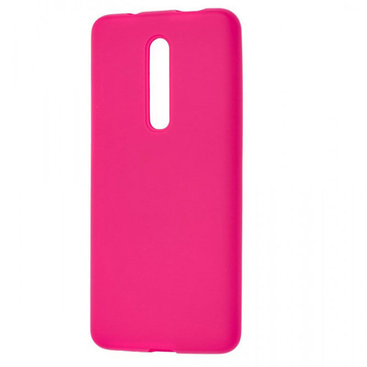 Чехол накладка Silicon Cover для XIAOMI Mi 9T, MI 9T Pro, Redmi K20, Redmi K20 Pro, силикон, бархат, цвет ярко розовый