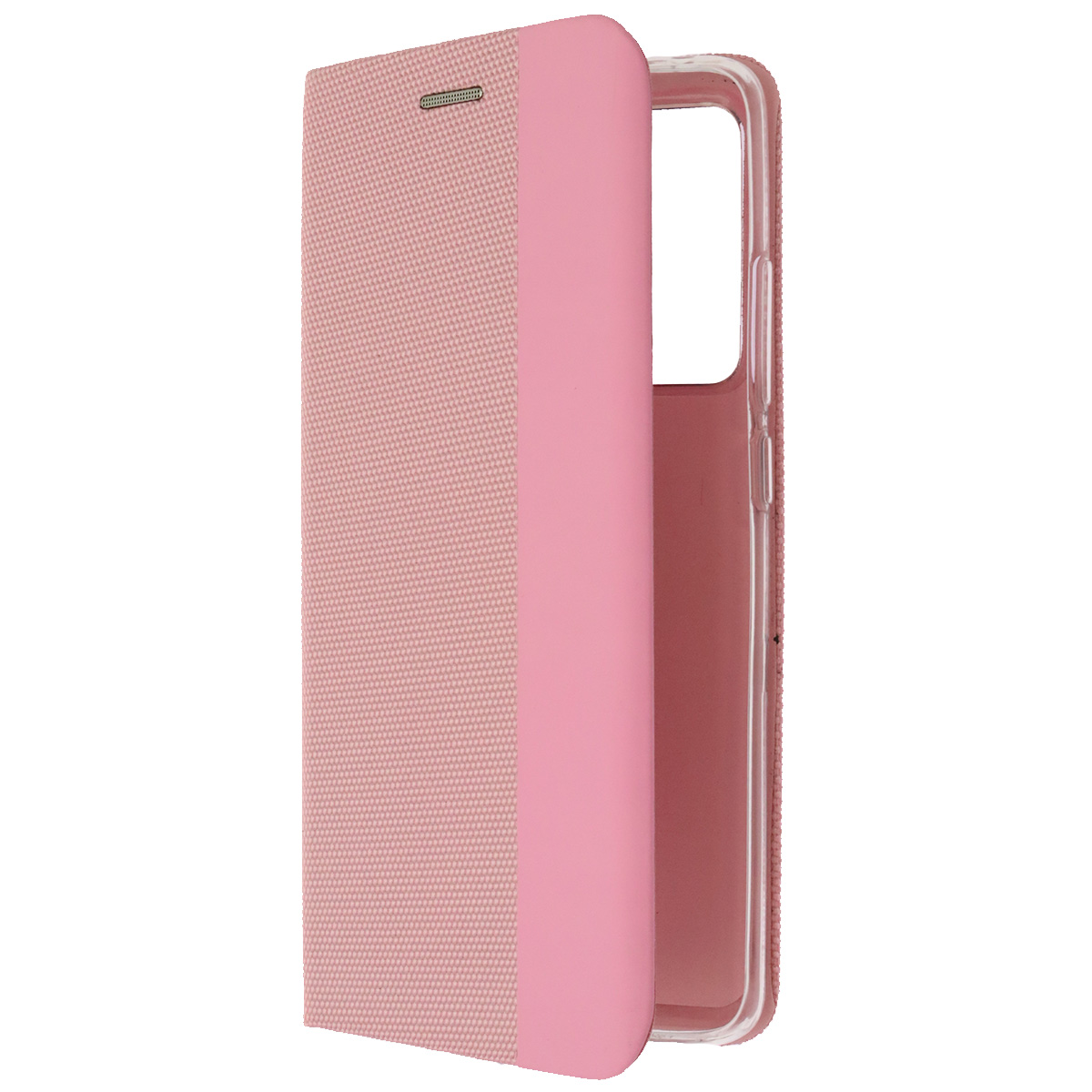 Чехол книжка MESH для XIAOMI 12, 12X, текстиль, силикон, бархат, визитница, цвет розовый Чехол книжка MESH для XIAOMI 12, 12X, текстиль, силикон, бархат, визитница, цвет розовый