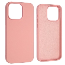 Чехол накладка Silicon Case для APPLE iPhone 15 Pro Max (6.7"), силикон, бархат, цвет розовый Чехол накладка Silicon Case для APPLE iPhone 15 Pro Max (6.7"), силикон, бархат, цвет розовый