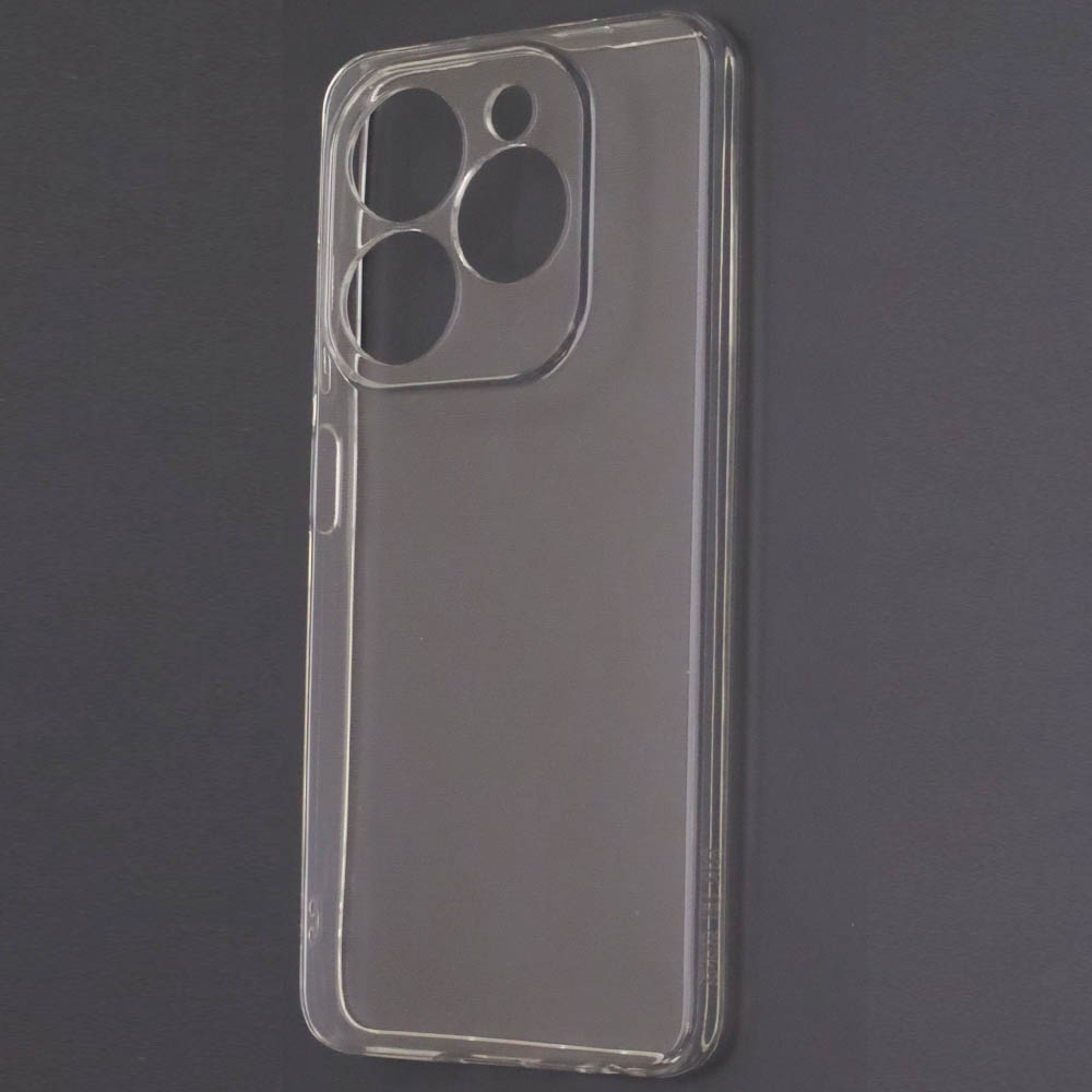 Чехол накладка для INFINIX Spark GO 2024, POP 8, защита камеры, силикон, прозрачный