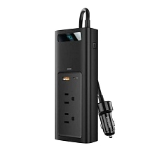 Автомобильный инвертор BASEUS Power INVRTER CRNBQ-A01, 150W, цвет черный Автомобильный инвертор BASEUS Power INVRTER CRNBQ-A01, 150W, цвет черный