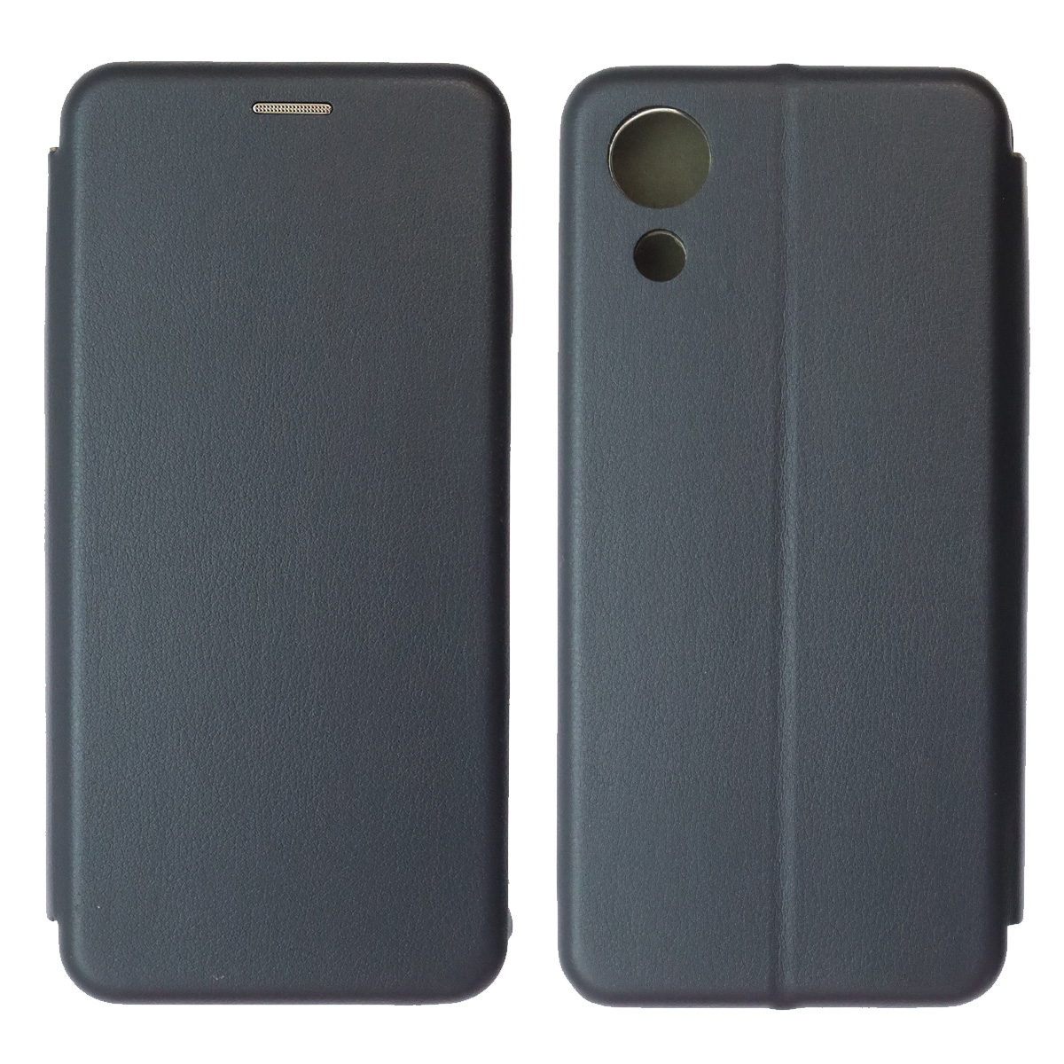 Чехол книжка STYLISH для SAMSUNG Galaxy A03 Core (SM-A032F), экокожа, визитница, цвет темно синий Чехол книжка STYLISH для SAMSUNG Galaxy A03 Core (SM-A032F), экокожа, визитница, цвет темно синий