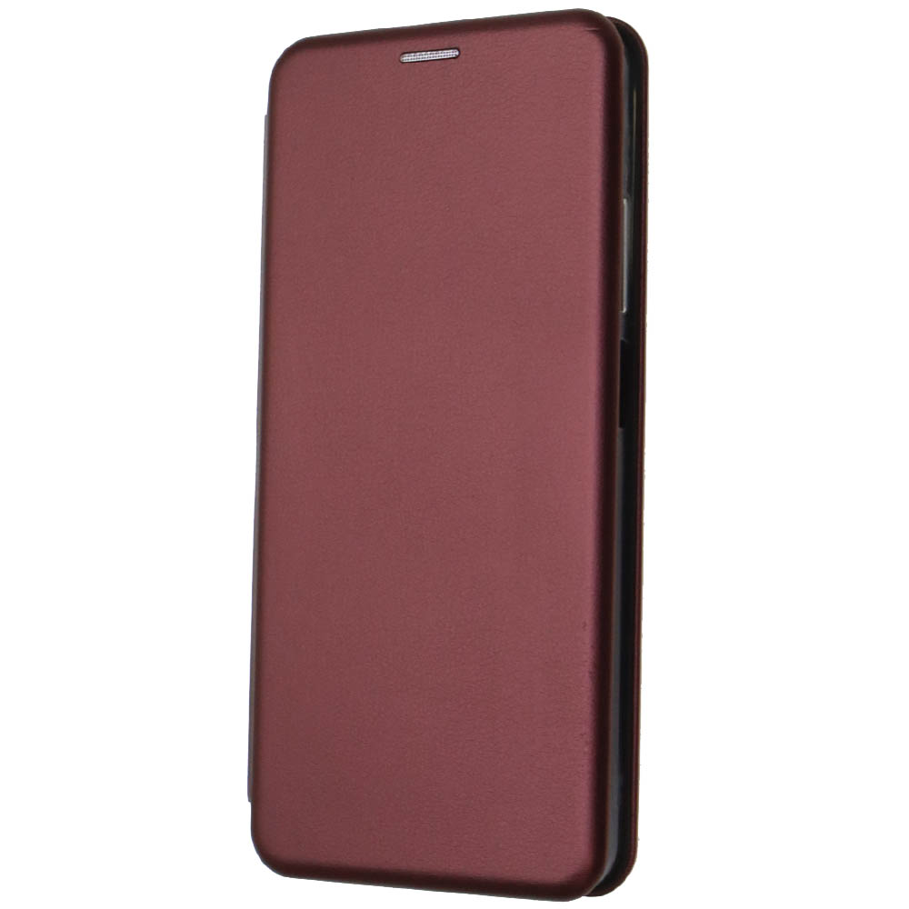 Чехол книжка STYLISH для XIAOMI Redmi A5, POCO C71, экокожа, визитница, цвет бордовый