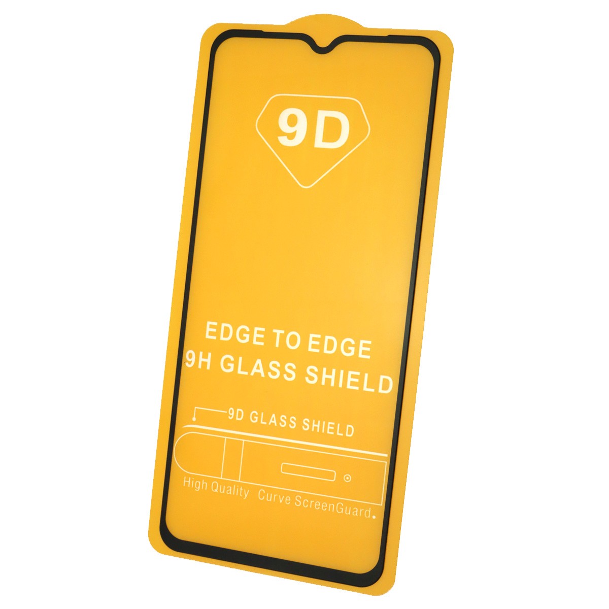 Защитное стекло 9D для SAMSUNG A12 (SM-A125), A02 (SM-A022), M12 (SM-M127F), A02S (SM-025), A03s (SM-A037F), A03 Core (SM-A032), A03 (SM-A035F), A04, A04s, A04e, цвет окантовки черный