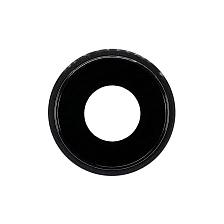 Стекло камеры для APPLE iPhone XR, цвет черный.