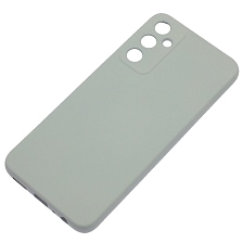 Чехол накладка Silicon Cover для SAMSUNG Galaxy A05s, защита камеры, силикон, бархат, цвет серый