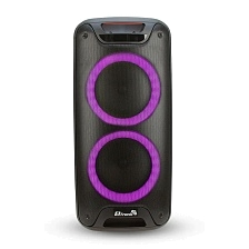 Активная акустическая система (комбик) 8"х2 Eltronic 20-32 DANCE BOX 400 TWS, RGB подсветка, цвет черный Активная акустическая система (комбик) 8"х2 Eltronic 20-32 DANCE BOX 400 TWS, RGB подсветка, цвет черный