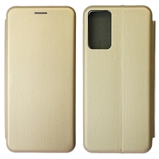Чехол книжка STYLISH для XIAOMI Redmi Note 12S 4G, экокожа, визитница, цвет золотистый Чехол книжка STYLISH для XIAOMI Redmi Note 12S 4G, экокожа, визитница, цвет золотистый