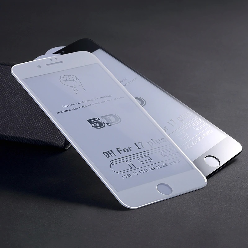 Защитное стекло "5D" PREMIUM FULL GLUE для APPLE iPhone 7/8 Plus (5.5"), цвет канта белый. Защитное стекло "5D" PREMIUM FULL GLUE для APPLE iPhone 7/8 Plus (5.5"), цвет канта белый.