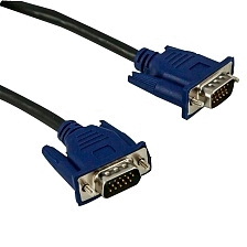 Кабель VGA-VGA (SVGA-SVGA) компьютер-монитор, длина 5 метров