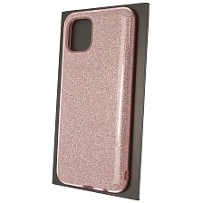Чехол накладка SHINE для SAMSUNG Galaxy A03, силикон, блестки, цвет розовый Чехол накладка SHINE для SAMSUNG Galaxy A03, силикон, блестки, цвет розовый