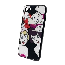Чехол накладка для APPLE iPhone 7, 8, силикон, рисунок Русалки.