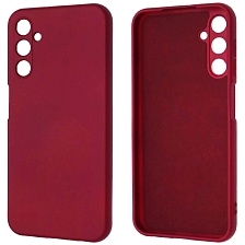 Чехол накладка NANO для SAMSUNG Galaxy A24, защита камеры, силикон, бархат, цвет вишневый Чехол накладка NANO для SAMSUNG Galaxy A24, защита камеры, силикон, бархат, цвет вишневый