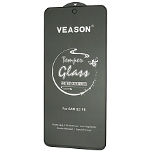 Защитное стекло VEASON Tempered Glass для SAMSUNG Galaxy S21 FE (SM-G990B), цвет окантовки черный Защитное стекло VEASON Tempered Glass для SAMSUNG Galaxy S21 FE (SM-G990B), цвет окантовки черный