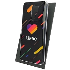 Чехол накладка Vinil для XIAOMI Redmi 9, силикон, рисунок Likee, цвет черный Чехол накладка Vinil для XIAOMI Redmi 9, силикон, рисунок Likee, цвет черный