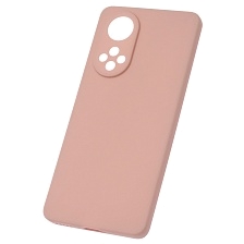 Чехол накладка Soft Touch для HUAWEI Honor 50, Nova 9, силикон, матовый, цвет песочно розовый Чехол накладка Soft Touch для HUAWEI Honor 50, Nova 9, силикон, матовый, цвет песочно розовый