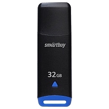 Флешка USB 2.0 32GB SMARTBUY Easy, цвет черно синий