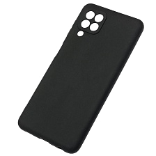 Чехол накладка для SAMSUNG Galaxy A22 4G (SM-A225F), M22 (SM-M225F), M32 (SM-M325F), силикон, цвет черный Чехол накладка для SAMSUNG Galaxy A22 4G (SM-A225F), M22 (SM-M225F), M32 (SM-M325F), силикон, цвет черный
