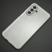 Чехол накладка STARDUST (Clear Case) для SAMSUNG GALAXY A17, A26, защита камеры, с блестками, прозрачный