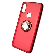 Чехол накладка для XIAOMI Redmi 7, силикон, кольцо держатель, цвет красный. Чехол накладка для XIAOMI Redmi 7, силикон, кольцо держатель, цвет красный.