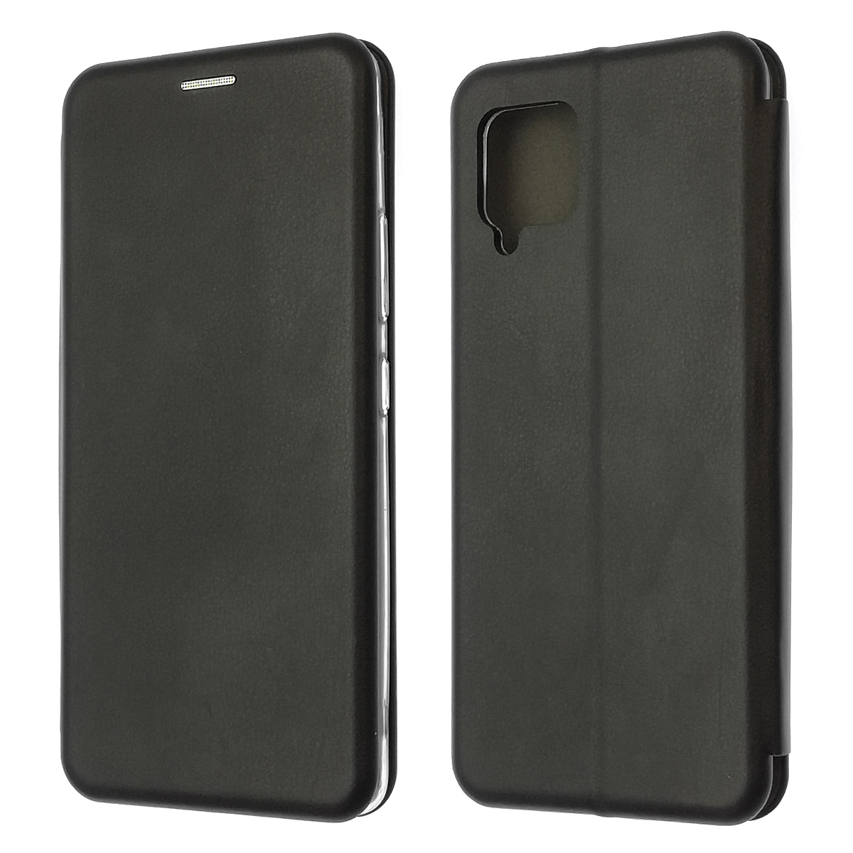 Чехол книжка STYLISH для SAMSUNG Galaxy A42 4G, экокожа, визитница, цвет черный