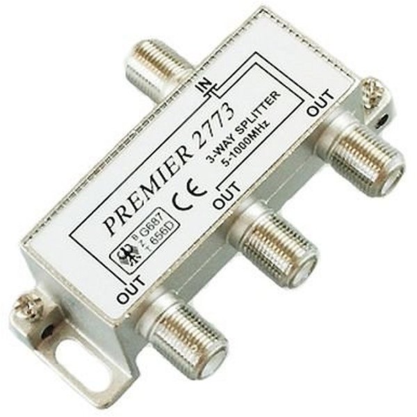 Антенный разветвитель (сплиттер) "краб" SPLITTER 3 WAY 4-823 на 3 телевизора, 5-1000МГц