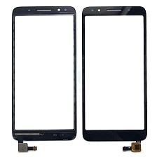 Тачскрин, сенсорное стекло для ALCATEL 1X (OT-5059D), цвет черный.
