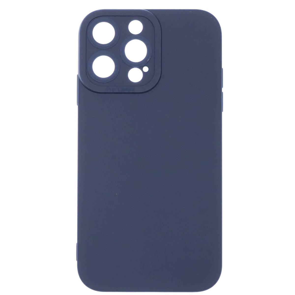 Чехол накладка для APPLE iPhone XR в корпусе iPhone 13 Pro, iPhone 14 Pro, силикон, защита камеры, цвет темно синий