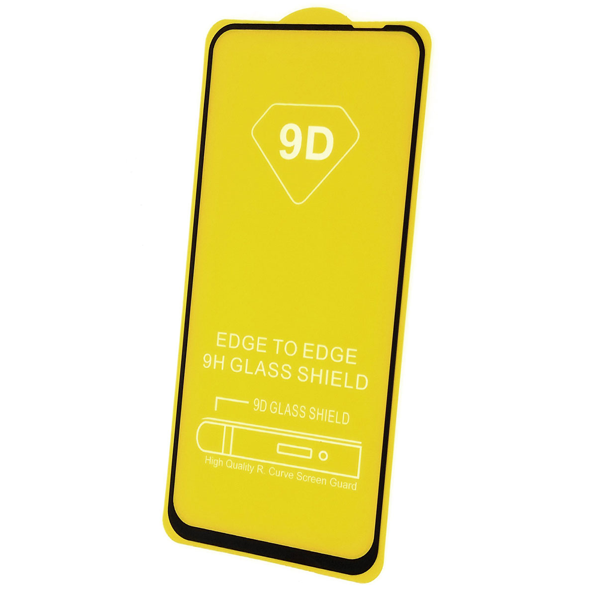 Защитное стекло 9D для HUAWEI Honor 9C, P40 Lite E, Honor View 20, Nova 4, цвет окантовки черный