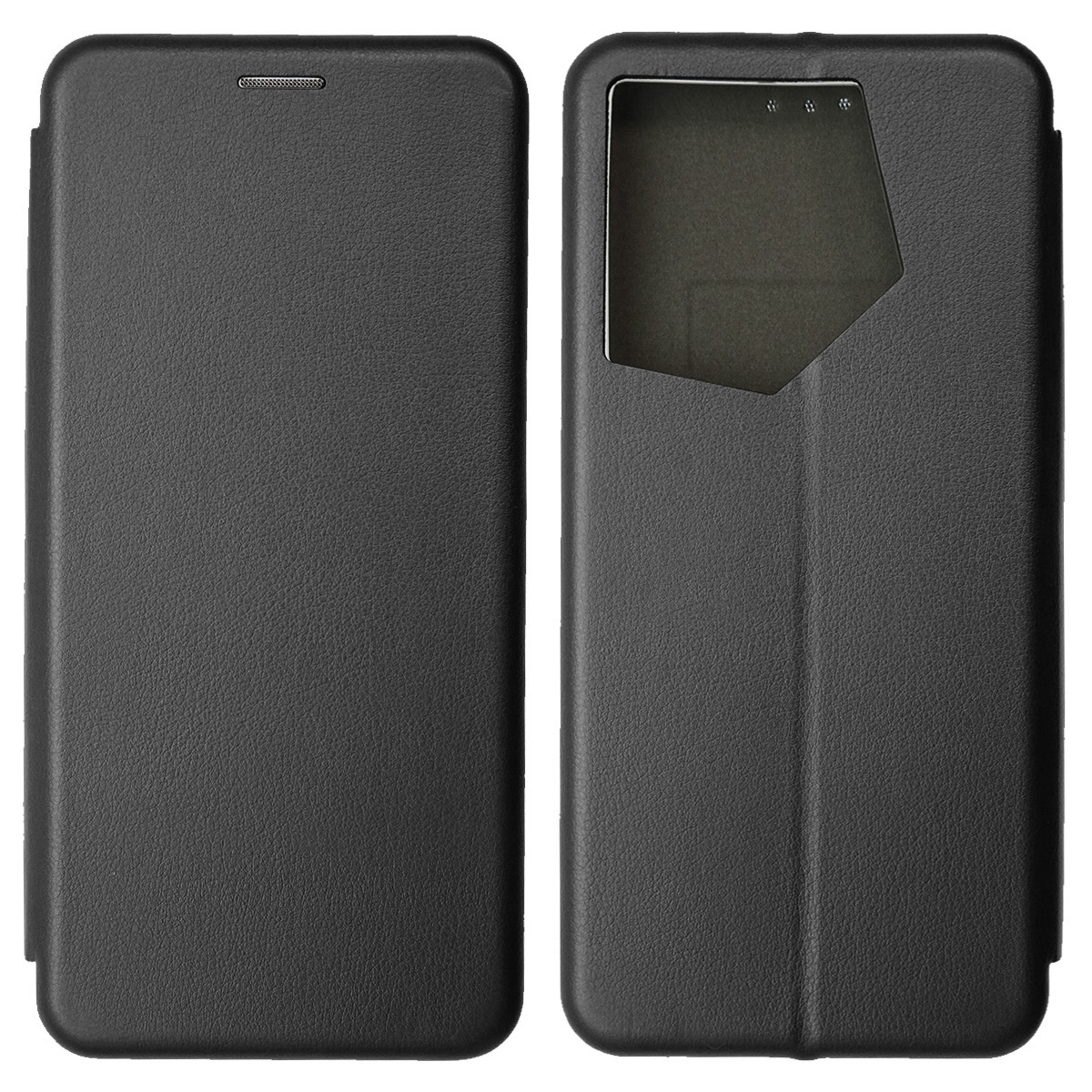 Чехол книжка STYLISH для TECNO Camon 20 Pro 5G, экокожа, визитница, цвет черный Чехол книжка STYLISH для TECNO Camon 20 Pro 5G, экокожа, визитница, цвет черный