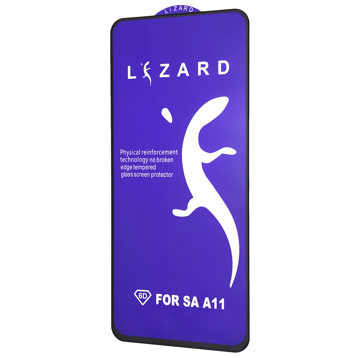 Защитное стекло 9D Lizard для SAMSUNG Galaxy A11 (SM-A115), Galaxy M11 (SM-M115), цвет черный.