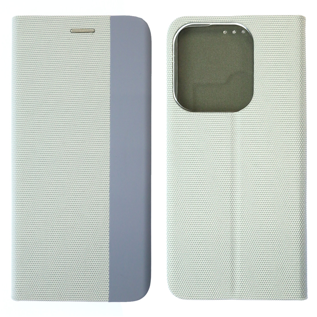 Чехол книжка MESH для TECNO Spark 10, 10C, текстиль, силикон, бархат, визитница, цвет серый