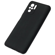 Чехол накладка SOFT TOUCH для XIAOMI Redmi Note 10, Note 10S, POCO M5s, силикон, матовый, цвет черный Чехол накладка SOFT TOUCH для XIAOMI Redmi Note 10, Note 10S, POCO M5s, силикон, матовый, цвет черный