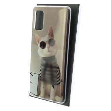 Чехол накладка Vinil для SAMSUNG Galaxy A41 (SM-A415), силикон, рисунок Cat Чехол накладка Vinil для SAMSUNG Galaxy A41 (SM-A415), силикон, рисунок Cat