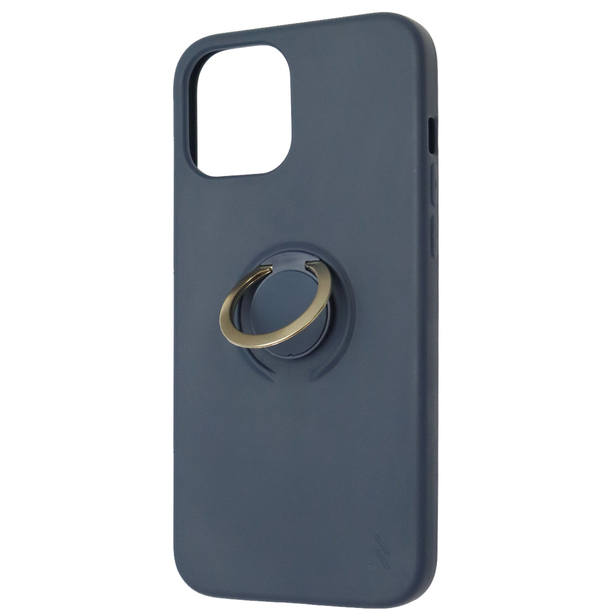 Чехол накладка RING для APPLE iPhone 12 Pro Max, силикон, кольцо держатель, цвет темно синий Чехол накладка RING для APPLE iPhone 12 Pro Max, силикон, кольцо держатель, цвет темно синий