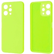 Чехол накладка NANO для XIAOMI Redmi 12 4G, защита камеры, силикон, бархат, цвет салатовый Чехол накладка NANO для XIAOMI Redmi 12 4G, защита камеры, силикон, бархат, цвет салатовый