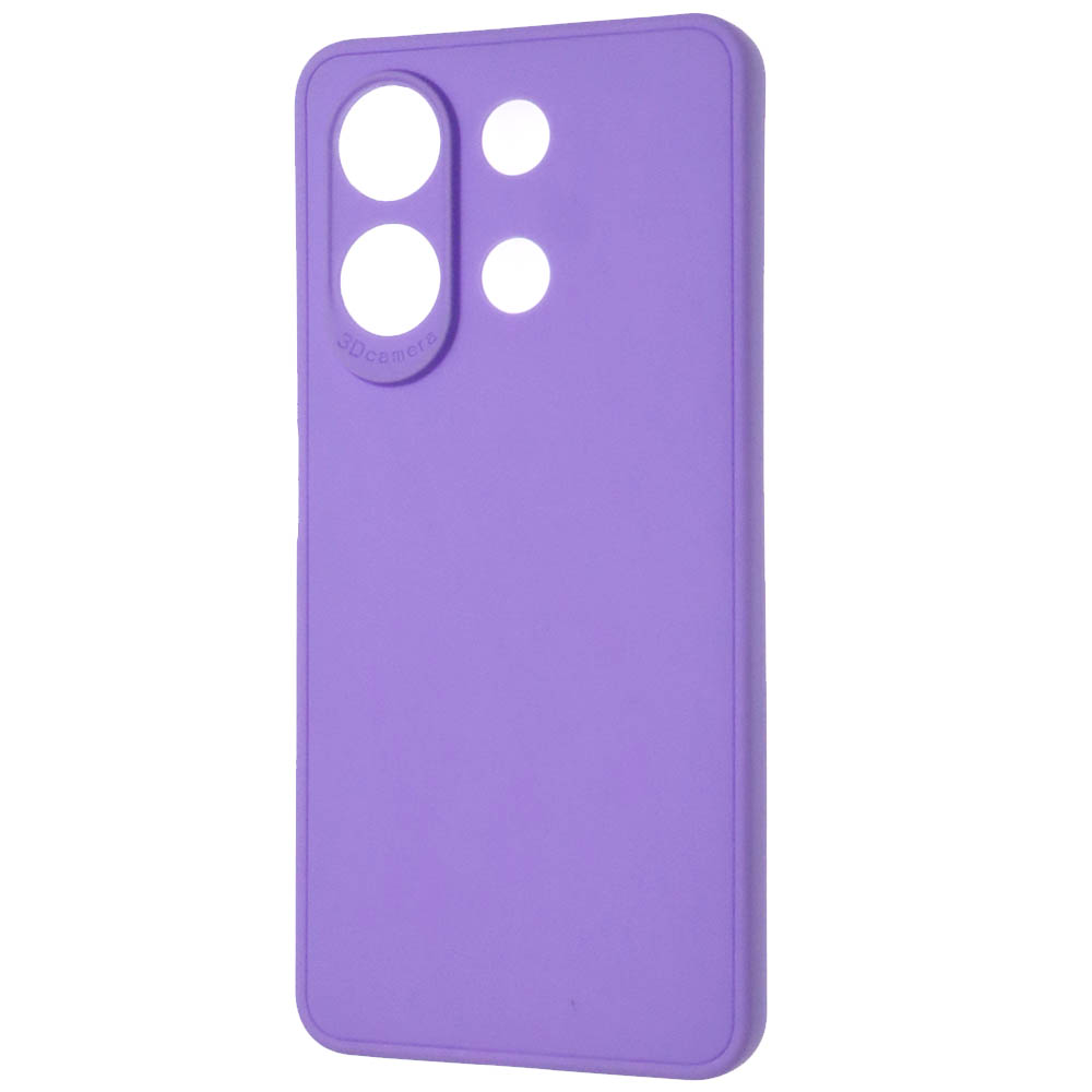 Чехол накладка для XIAOMI Redmi Note 13, защита камеры, силикон, цвет сиреневый