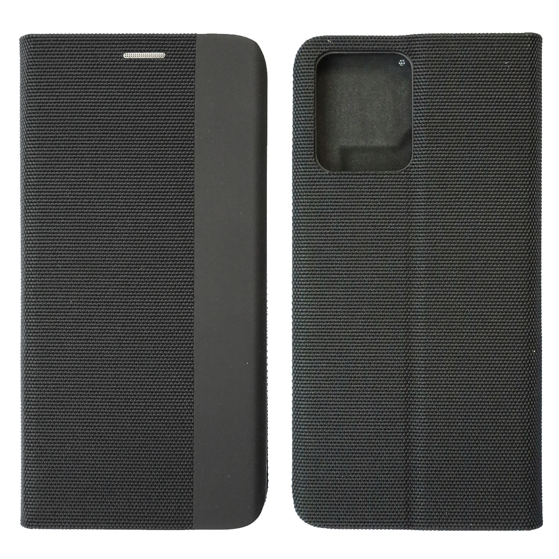 Чехол книжка MESH для Realme 8, Realme 8 Pro, текстиль, силикон, бархат, визитница, цвет черный