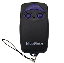 Пульт ДУ для ворот и шлагбаумов NICE FLO2R-S, 2 канальный, 433.92 МГц, цвет черный Пульт ДУ для ворот и шлагбаумов NICE FLO2R-S, 2 канальный, 433.92 МГц, цвет черный