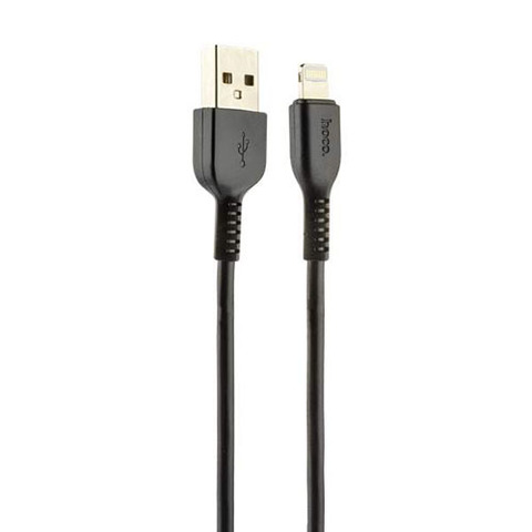 Кабель HOCO X20 Flash Lightning 8 pin, длина 2 метра, цвет черный