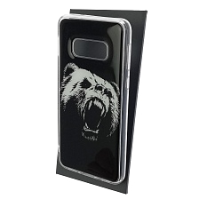 Чехол накладка для SAMSUNG Galaxy S10e (SM-G970), силикон, глянцевый, рисунок Рычащий медведь Чехол накладка для SAMSUNG Galaxy S10e (SM-G970), силикон, глянцевый, рисунок Рычащий медведь