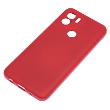 Чехол накладка NANO для Redmi A1 Plus, Redmi A2 Plus, POCO C51, силикон, бархат, цвет бордовый Чехол накладка NANO для Redmi A1 Plus, Redmi A2 Plus, POCO C51, силикон, бархат, цвет бордовый