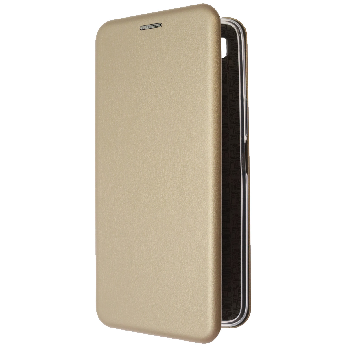 Чехол книжка STYLISH для HUAWEI Honor 50 Lite, Nova 8i, экокожа, визитница, цвет золотистый