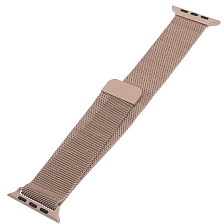 Ремешок для APPLE Watch, сетчатый, миланская петля Milano Loop, 44, 45, 49 mm, цвет бронзовый Ремешок для APPLE Watch, сетчатый, миланская петля Milano Loop, 44, 45, 49 mm, цвет бронзовый