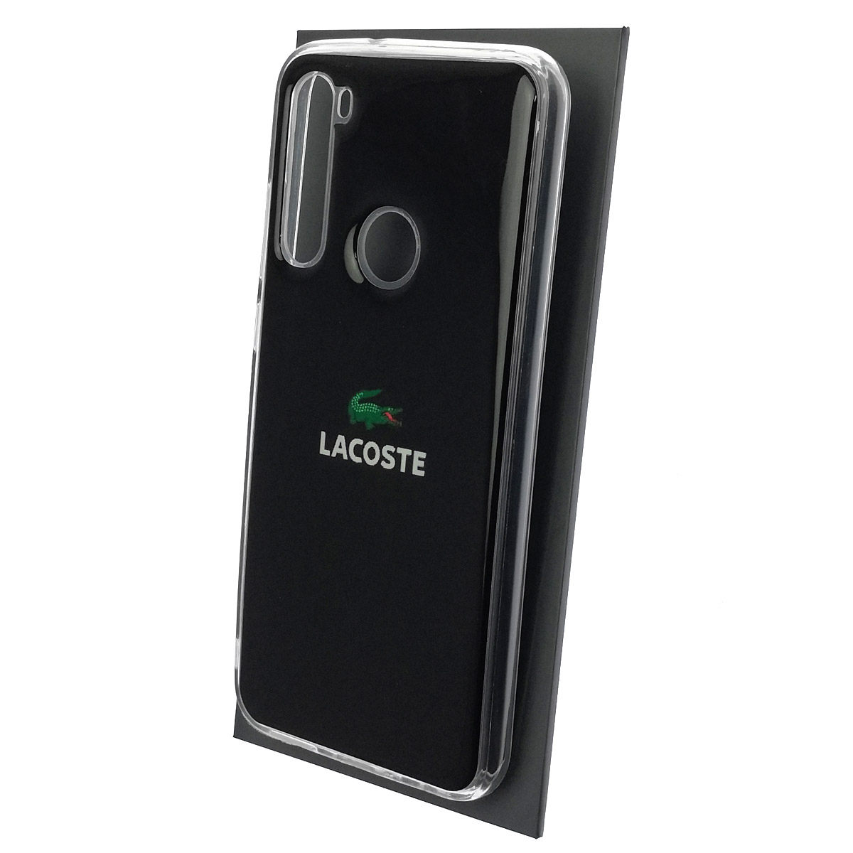 Чехол накладка для XIAOMI Redmi Note 8, силикон, глянцевый, рисунок Лакост Чехол накладка для XIAOMI Redmi Note 8, силикон, глянцевый, рисунок Лакост
