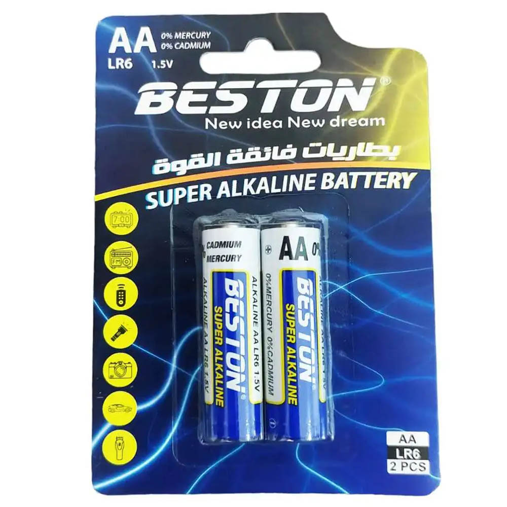 Батарейка BESTON LR6, AA, BL2, Alkaline, 1.5V