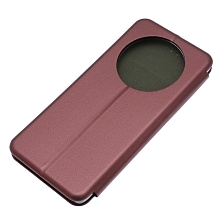 Чехол книжка STYLISH для Honor X9c, экокожа, визитница, цвет бордовый